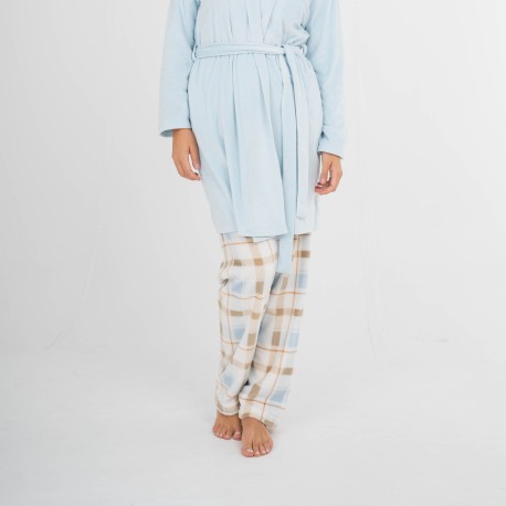 Vestaglia velluto super soft tinta unita