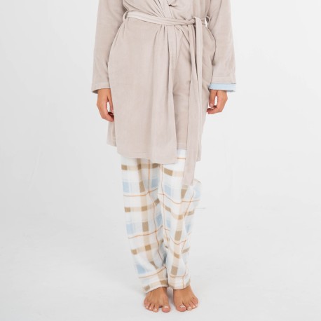 Vestaglia velluto super soft tinta unita