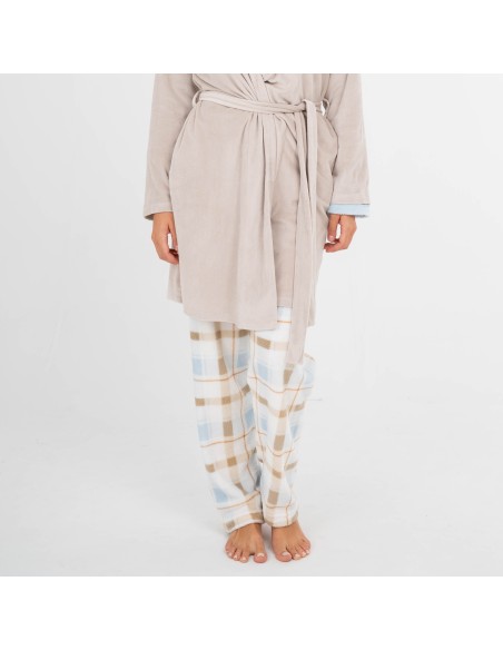 Vestaglia velluto super soft tinta unita