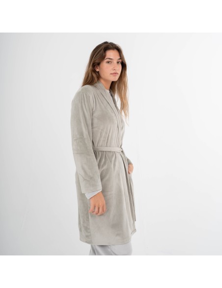 Vestaglia velluto super soft tinta unita Vestaglia velluto super soft tinta unita