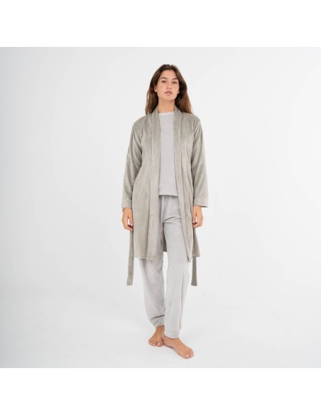 Vestaglia velluto super soft tinta unita Vestaglia velluto super soft tinta unita