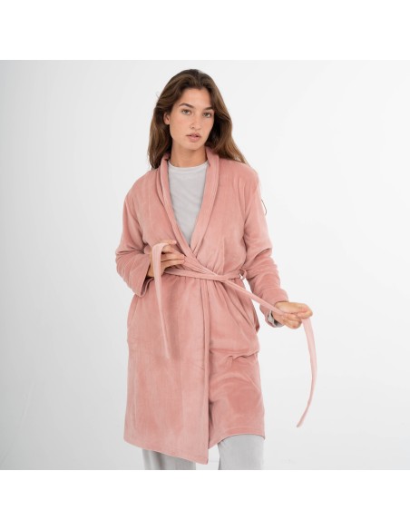 Vestaglia velluto super soft tinta unita