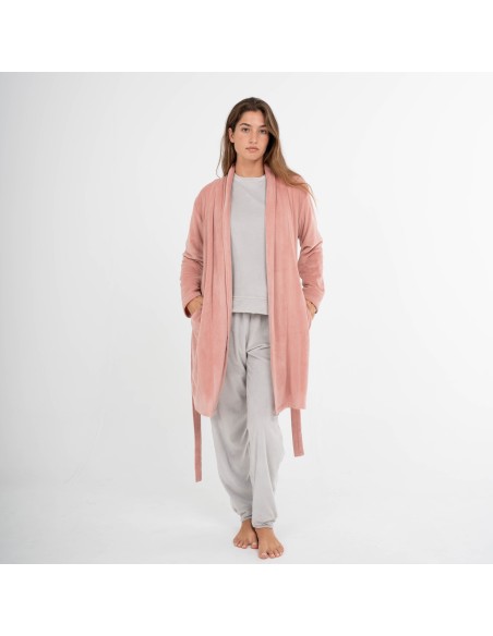 Vestaglia velluto super soft tinta unita