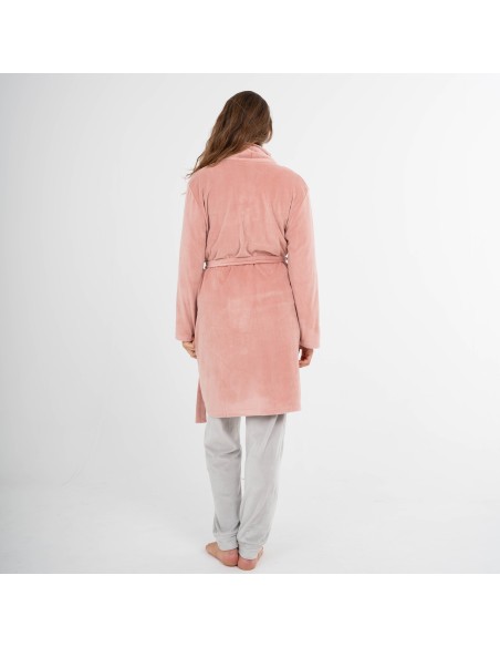 Vestaglia velluto super soft tinta unita