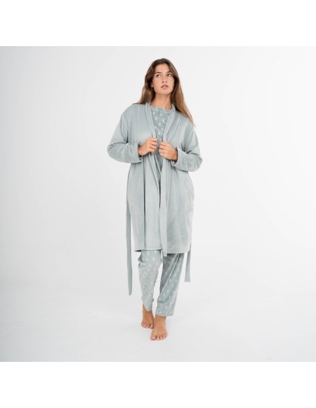 Vestaglia velluto super soft tinta unita Vestaglia velluto super soft tinta unita