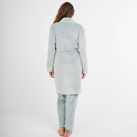 Vestaglia velluto super soft tinta unita