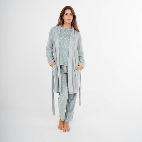 Vestaglia velluto super soft tinta unita