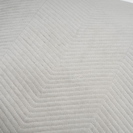 Cuscino quadrato in velluto di cotone Hungria liscio 50x50 - federa + imbottitura