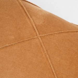 Cuscino rettangolare in velluto di cotone Rombo tinta unita - fodera + imbottitura 2