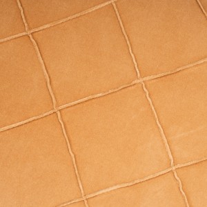 Cuscino quadrato in velluto di cotone Rombo tinta unita 50x50 - fodera + imbottitura 2