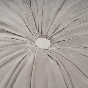 Cuscino in velluto di cotone Oreo tinta unita 40x40 - fodera + imbottitura 2