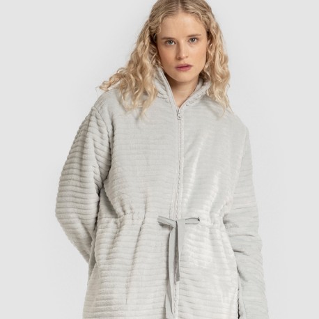 Vestaglia velluto Raya cerniera