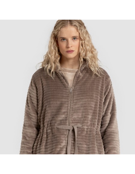 Vestaglia velluto Raya cerniera