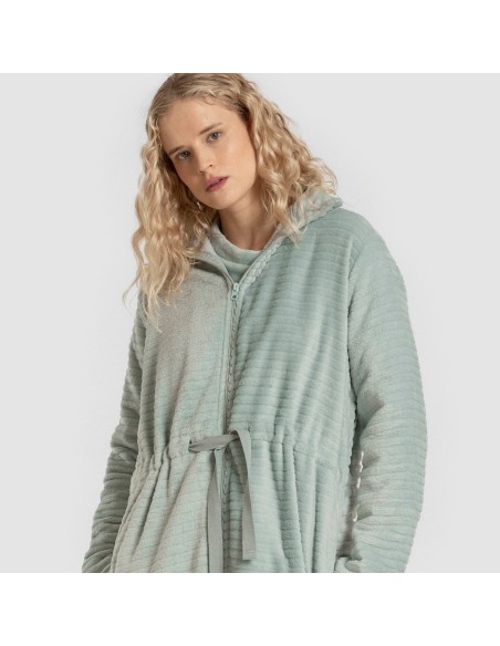 Vestaglia velluto Raya cerniera