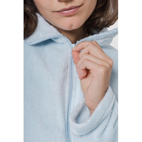 Felpa pile coral donna