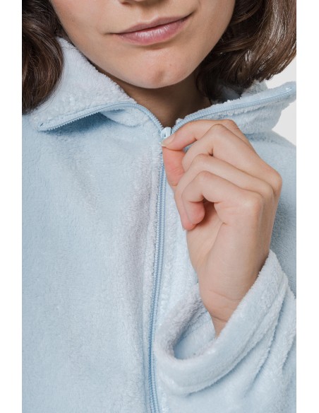 Felpa pile coral donna