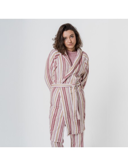 Vestaglia coral Raya Calendula rosa