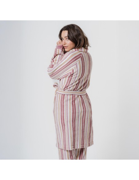 Vestaglia coral Raya Calendula rosa