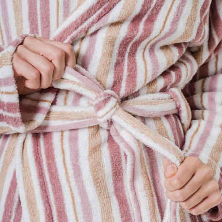 Vestaglia coral Raya Calendula rosa