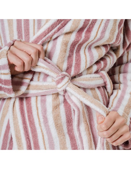 Vestaglia coral Raya Calendula rosa