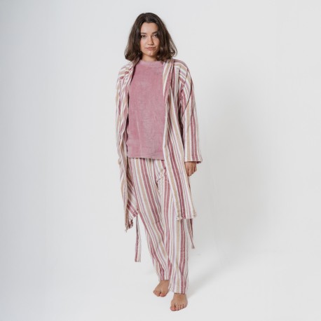 Vestaglia coral Raya Calendula rosa