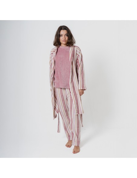 Vestaglia coral Raya Calendula rosa