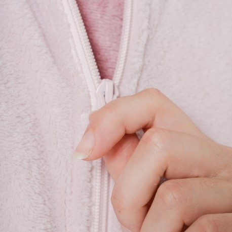 Felpa pile coral donna