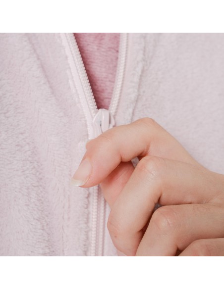 Felpa pile coral donna