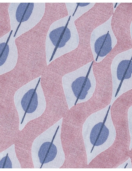 Set lenzuola cotone Concha malva