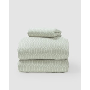 Set lenzuola coralina Yolanda verde