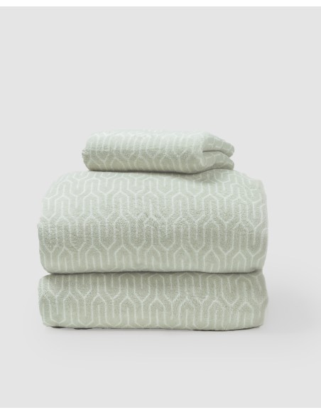 Set lenzuola coralina Yolanda verde