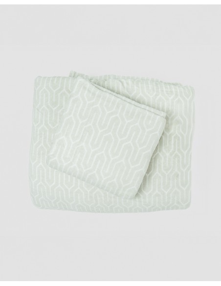 Set lenzuola coralina Yolanda verde