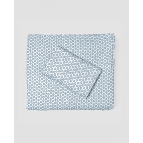 Set lenzuola flanella Dune indaco