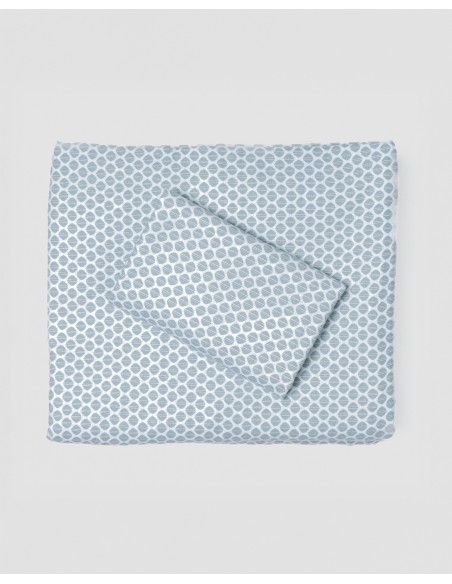 Set lenzuola flanella Dune indaco