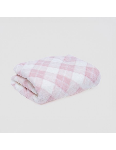 Coperta corrallo Cuadro Guima rosa