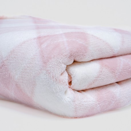 Coperta corrallo Cuadro Guima rosa