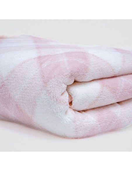 Coperta corrallo Cuadro Guima rosa