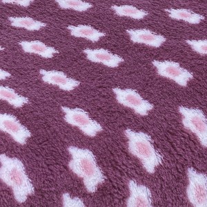 Coperta corrallo Berta berenjena 2