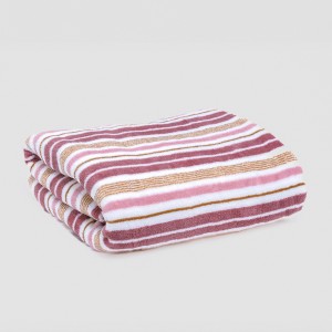 Coperta corrallo Raya Calendula malva rosa