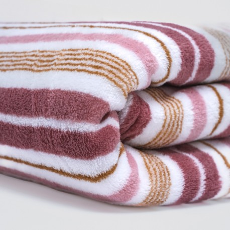 Coperta corrallo Raya Calendula malva rosa