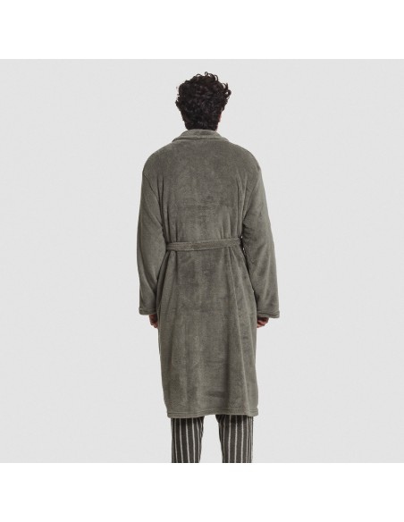 Vestaglia pile coral tinta unita