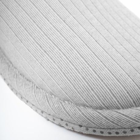 Pantofole a costine raya ancha indaco