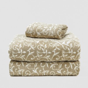 Set di lenzuola pile coral Cleopatra verdette