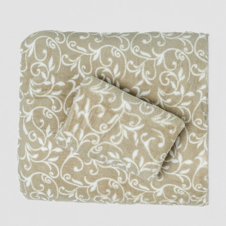 Set di lenzuola pile coral Cleopatra verdette