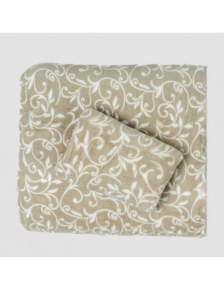 Set di lenzuola pile coral Cleopatra verdette