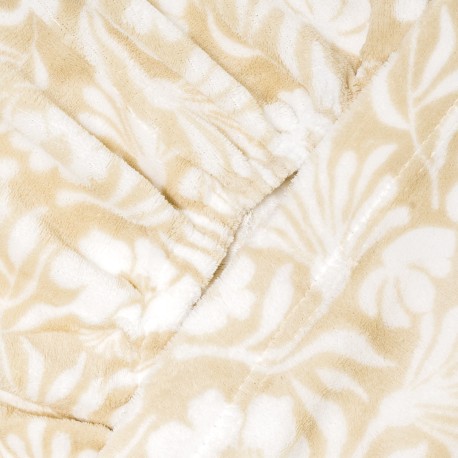 Set di lenzuola pile coral Alexis topo