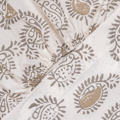 Set di lenzuola cotone Indonesia verde