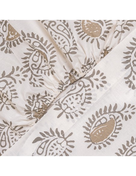 Set di lenzuola cotone Indonesia verde