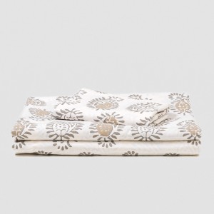 Set di lenzuola cotone Indonesia verde