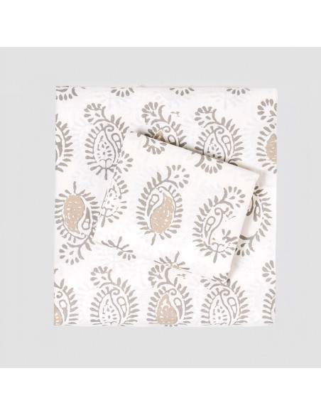 Set di lenzuola cotone Indonesia verde